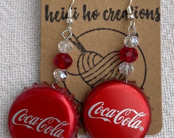 Bottle Cap Earrings
