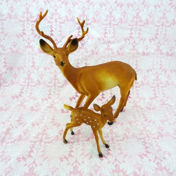 Plastic Reindeer Etsy
