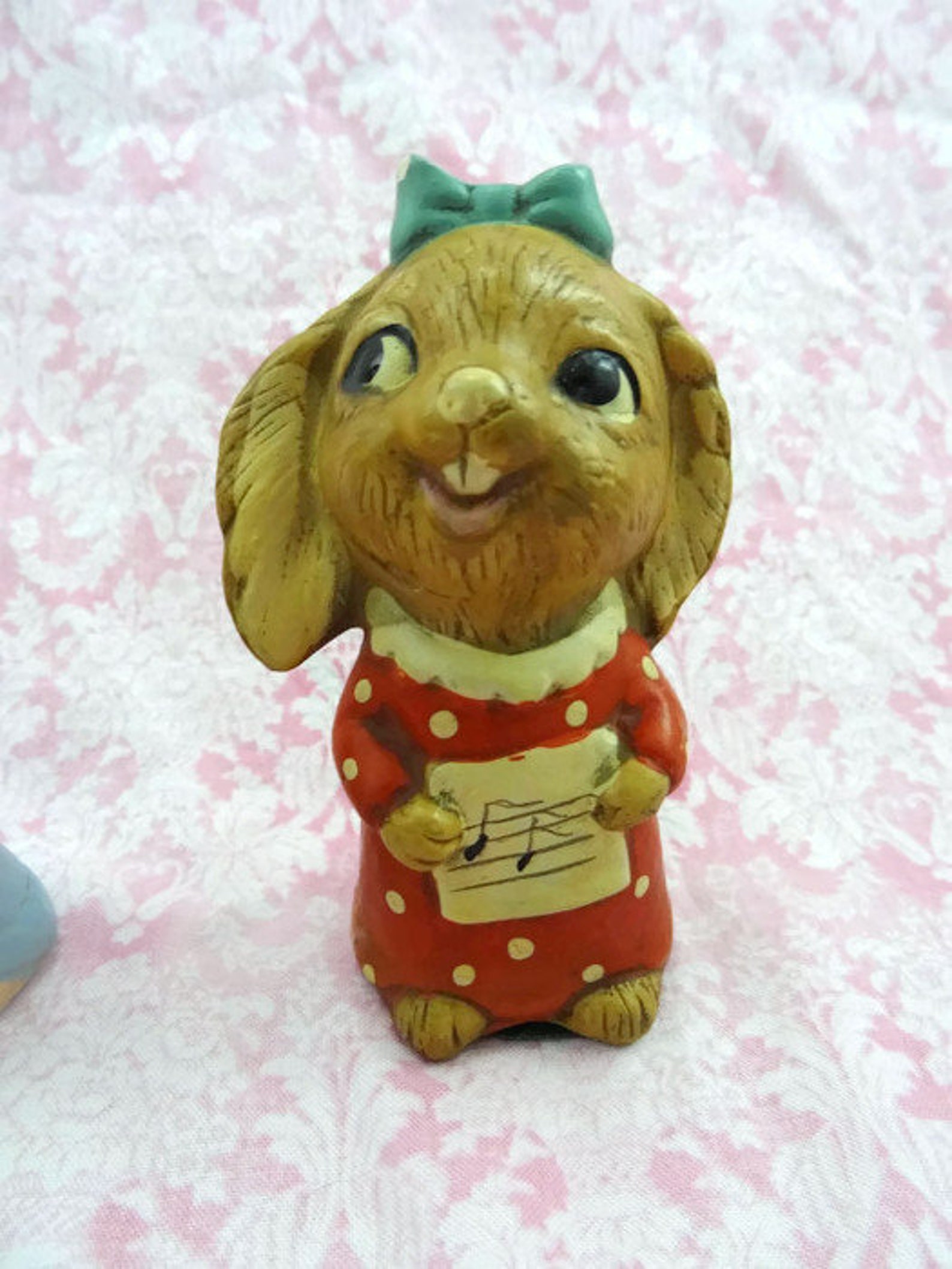 Vintage 3 Brown Rabbit Figurines Taiwan Easter Bunny Figurines | Etsy