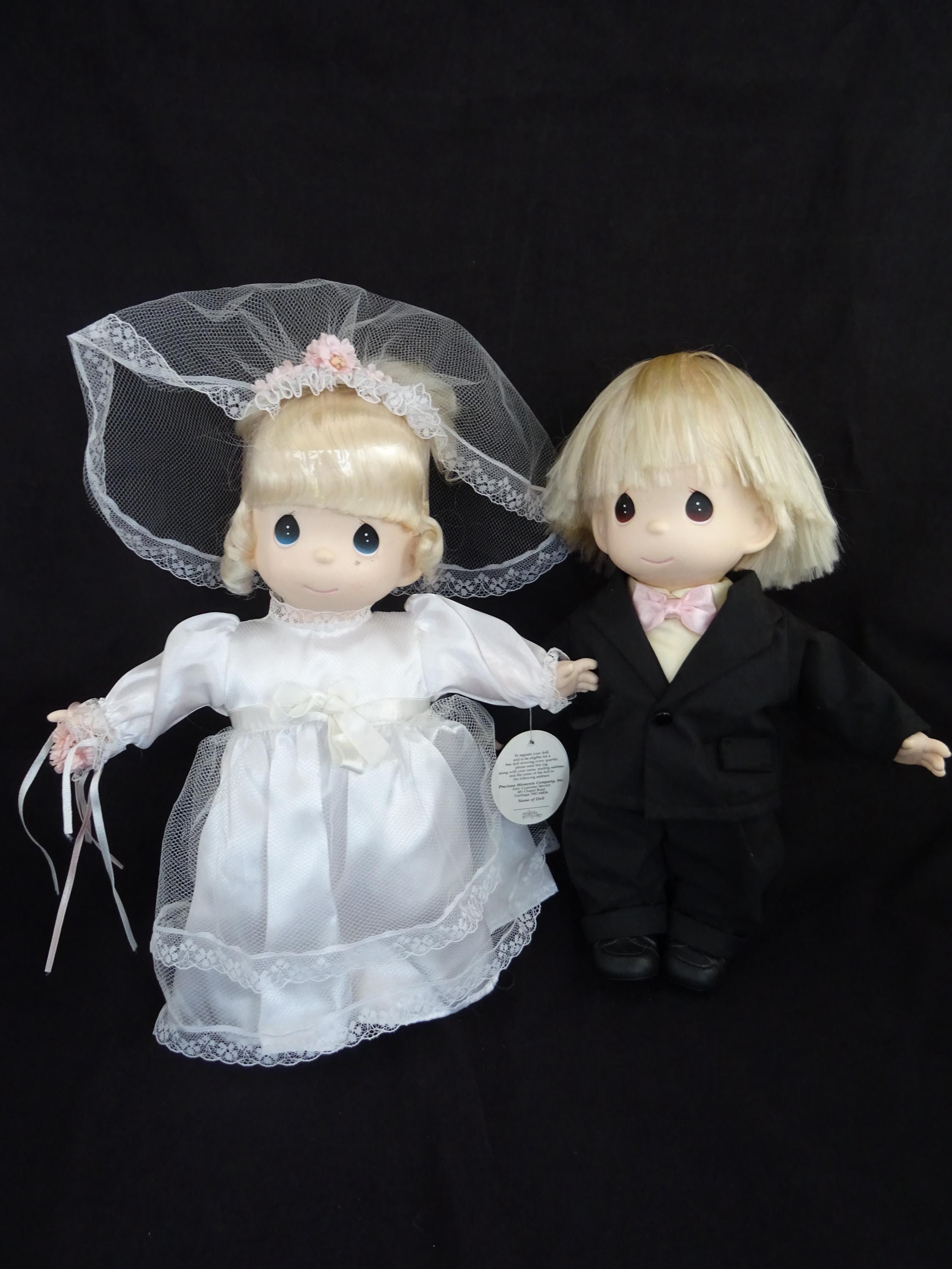 Precious Moments Bride and Groom Doll - Etsy