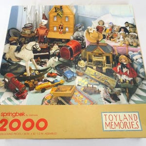 Vintage Springbok Jigsaw Puzzle Toyland Memories 2,000 Piece PZL9405 Complete