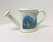 Thomas Kinkade Ceramic Porcelain Watering Container,Flower Display