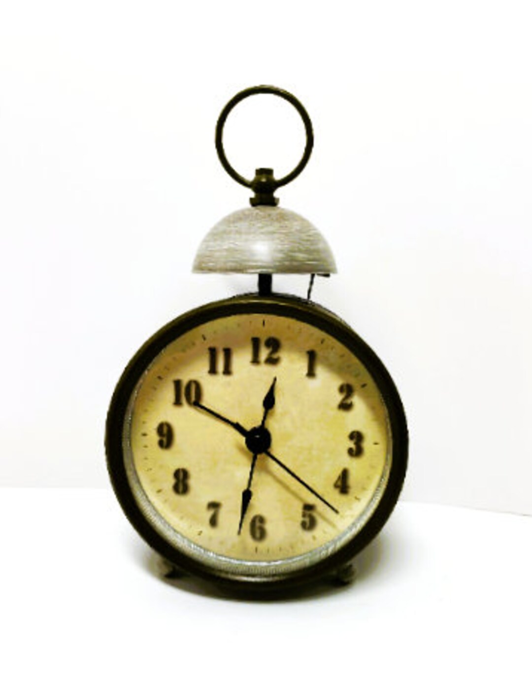 Vintage Classic Tabletop Single Bell Alarm Clock Etsy