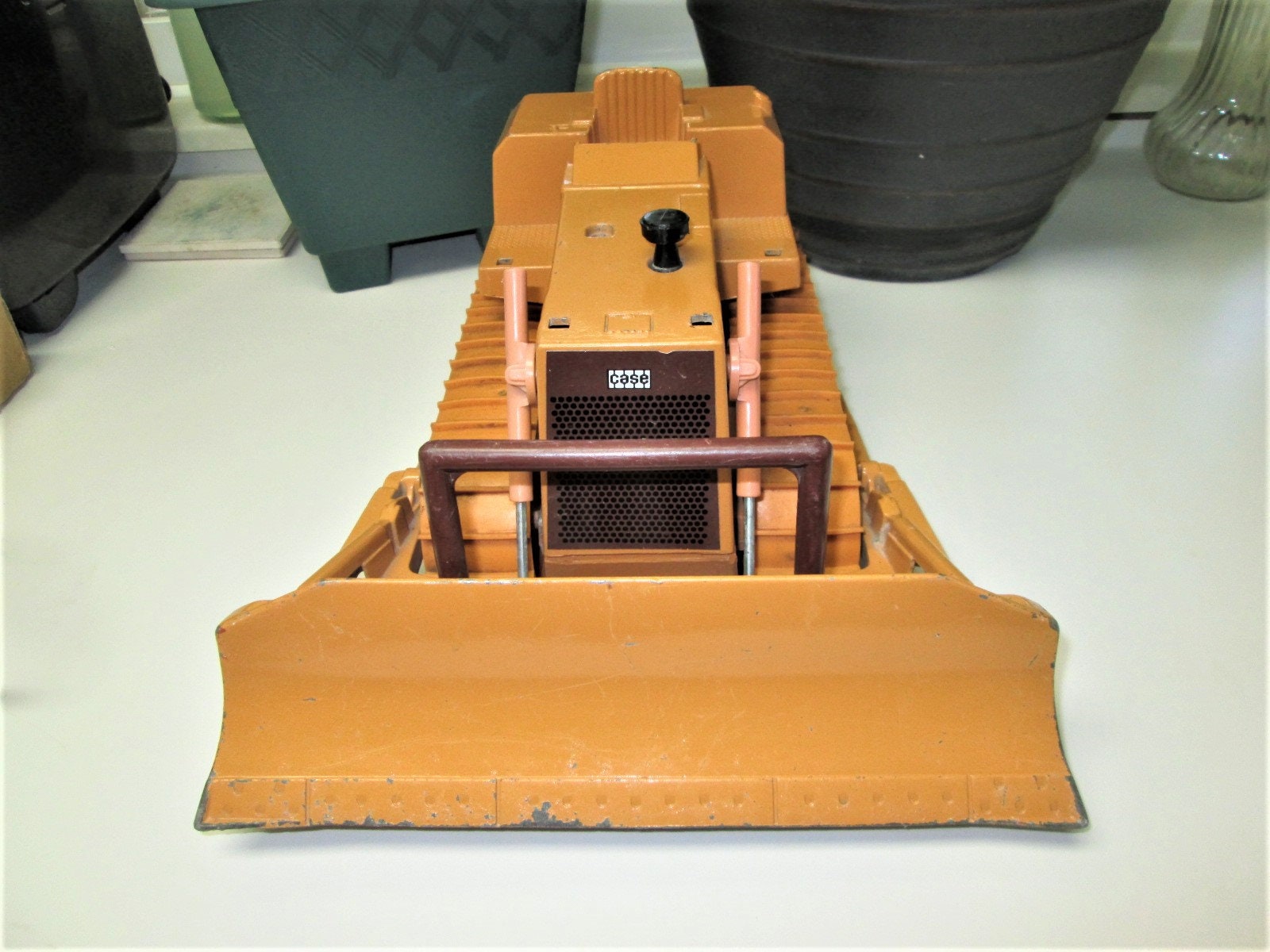 antique toy bulldozers