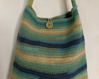 Sutherland Stripes Crochet Shoulder Bag