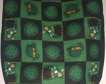 Irish Springs Luck of The Irish Black and Green Cross Body Bag