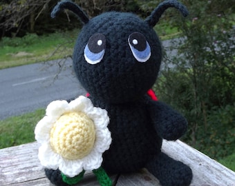 Chubby Little Ladybug Amigurumi Crochet Pattern PDF file