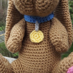 Basset Hound Puppy Amigurumi Crochet Dog Pattern PDF, Doll not included. image 3