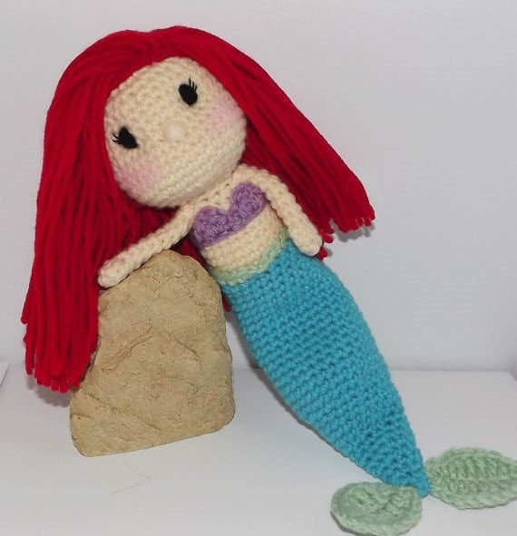 30 Crochet Wedding Dresses for a Handmade Bridal Look 31 Mermaid Amigurumi Doll with Bonus Wedding Dress