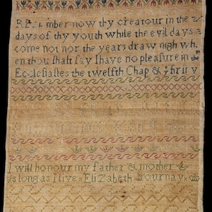 Elizabeth Tournay reproduction sampler - digital files