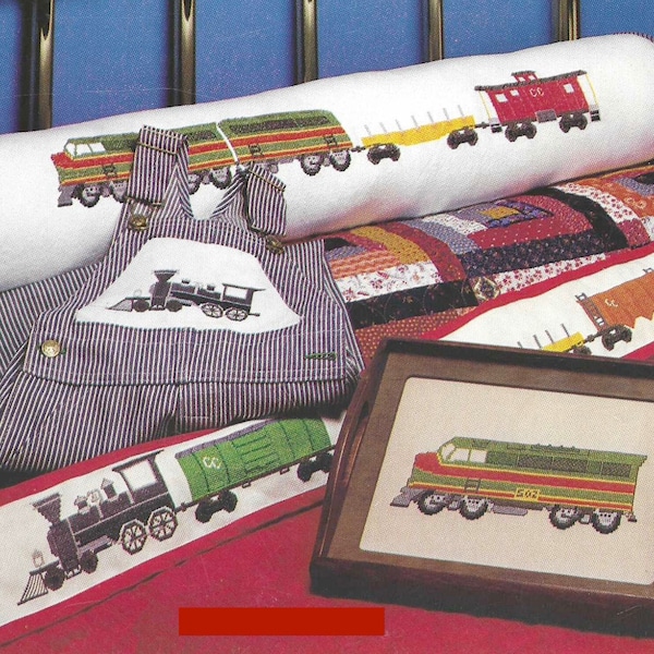 All the Trains! 23 Cross Stitch Patterns for Train Enthusiasts, Instant Digital Download pdf