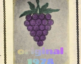 Crochet Grape Trivet - Etsy