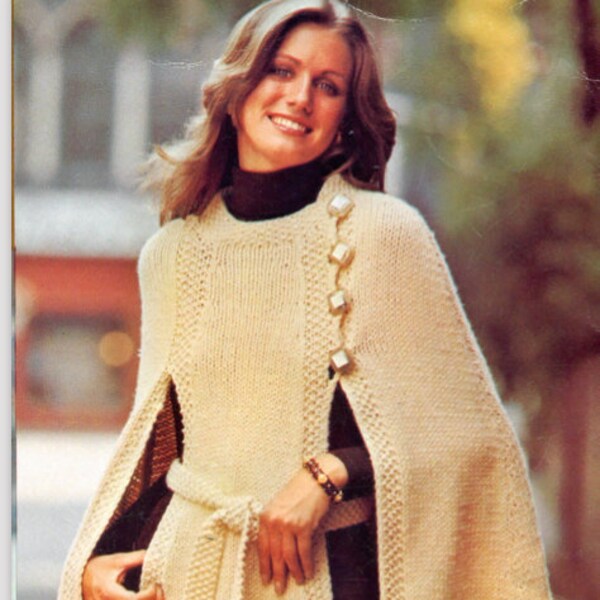 70s handmade Technicolor smiley cape