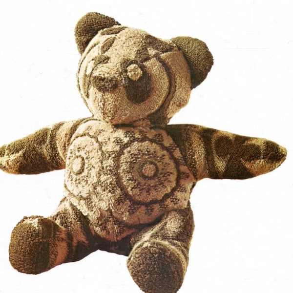 Patron de couture doux ours en peluche, téléchargement numérique instantané pdf, peluche, décoration chambre garçon fille