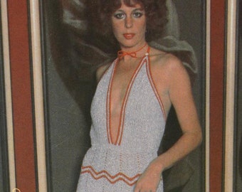 Patrón de ganchillo para vestido disco estilo años 70: ¡Saca a relucir tu reina del baile interior! Descarga instantánea en PDF para uso inmediato.