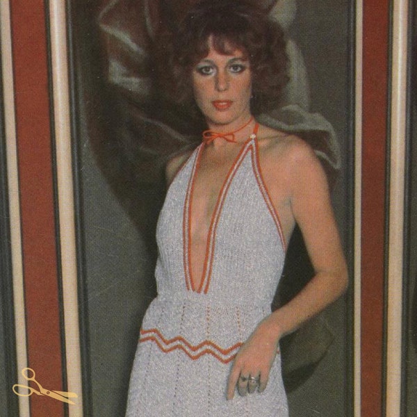 Groovy 70s Disco Dress Crochet Pattern: Channel Your Inner Dancing Queen!  Instant Download pdf for Immediate Use