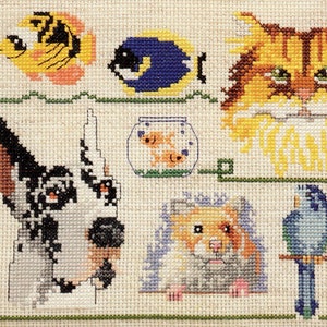 50 Animal Cross Stitch Pdf Patterns, Instant Digital Download, Easy ...