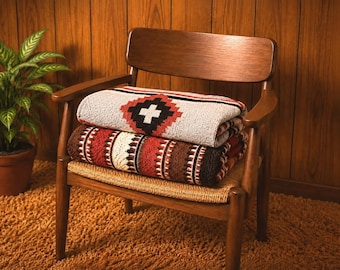 2 Southwest Crochet Blanket Patterns, Two Geometric Blankets (PDF Download)