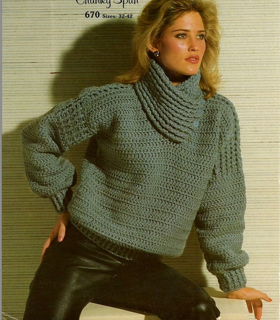 4 Electric 80s Sweater Knitting Patterns: Bring Back the Groovy