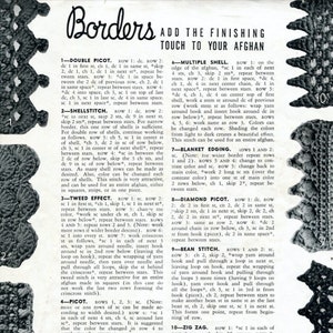 Modèle de couverture carré au crochet grand-mère des années 40 pdf Téléchargement numérique instantané, Afghan vintage Rad image 3