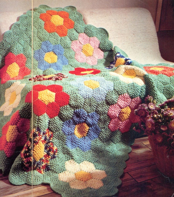Flower Power Crochet Blanket Pattern