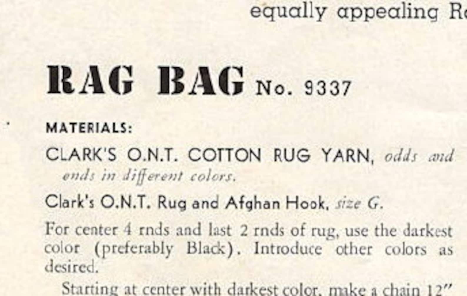 Kitchen Rag Pattern So Easy! Oval Kitchen Rag Rug Pattern 1940s Bathroom Crochet Pattern ...