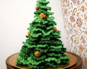 Sustainable Christmas Tree Crochet Pattern PDF Instant Digital Download for Immediate Use, Xmas Craft Retro for Holiday Decorations