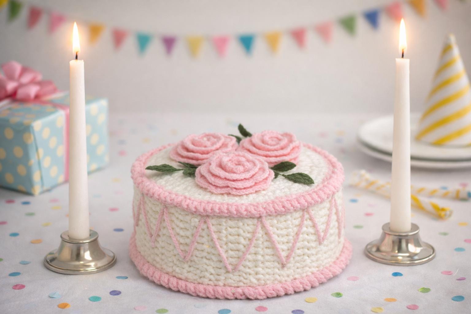偽のピンクのケーキ - Etsy 日本