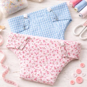 1 Yard passende Stoffwindel PDF Pattern OS One Size bis zu drei Monaten, sofortiger digitaler Download pdf, Drucke nach Größe