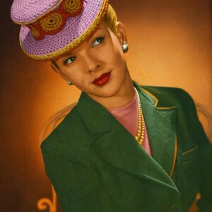 Vintage 1940s Derby Hat Pattern pdf Instant Digital Download for Immediate Use image 5
