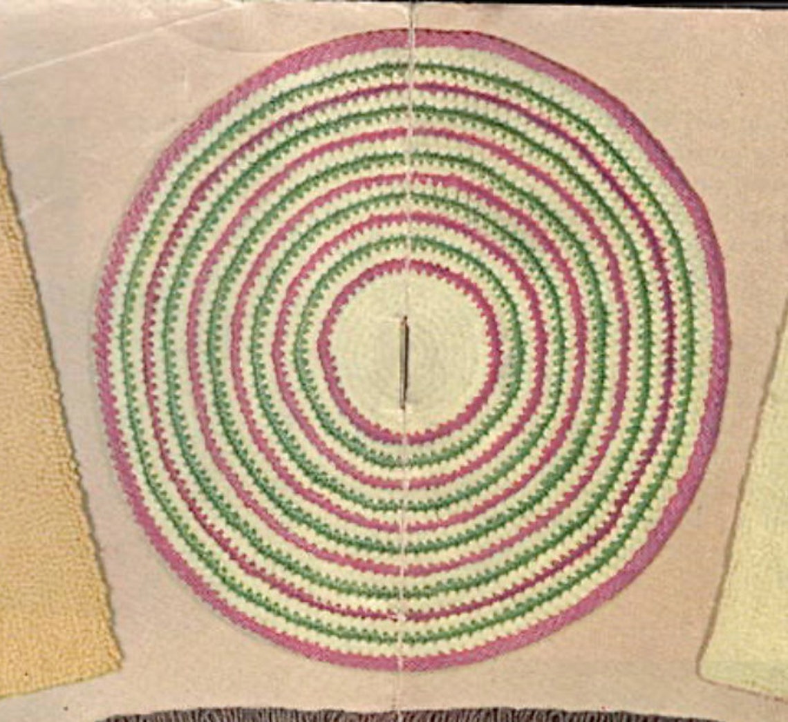 So Easy Classic Rag Rug Pattern Vintage 1950s Craft Instant Etsy