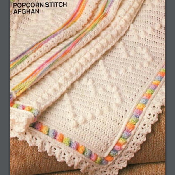 Love Hearts Baby Blanket Crochet Pattern, Instant Digital Download ebook pdf, Boy Girl Afghan Pastel Room Decor, So Cute!