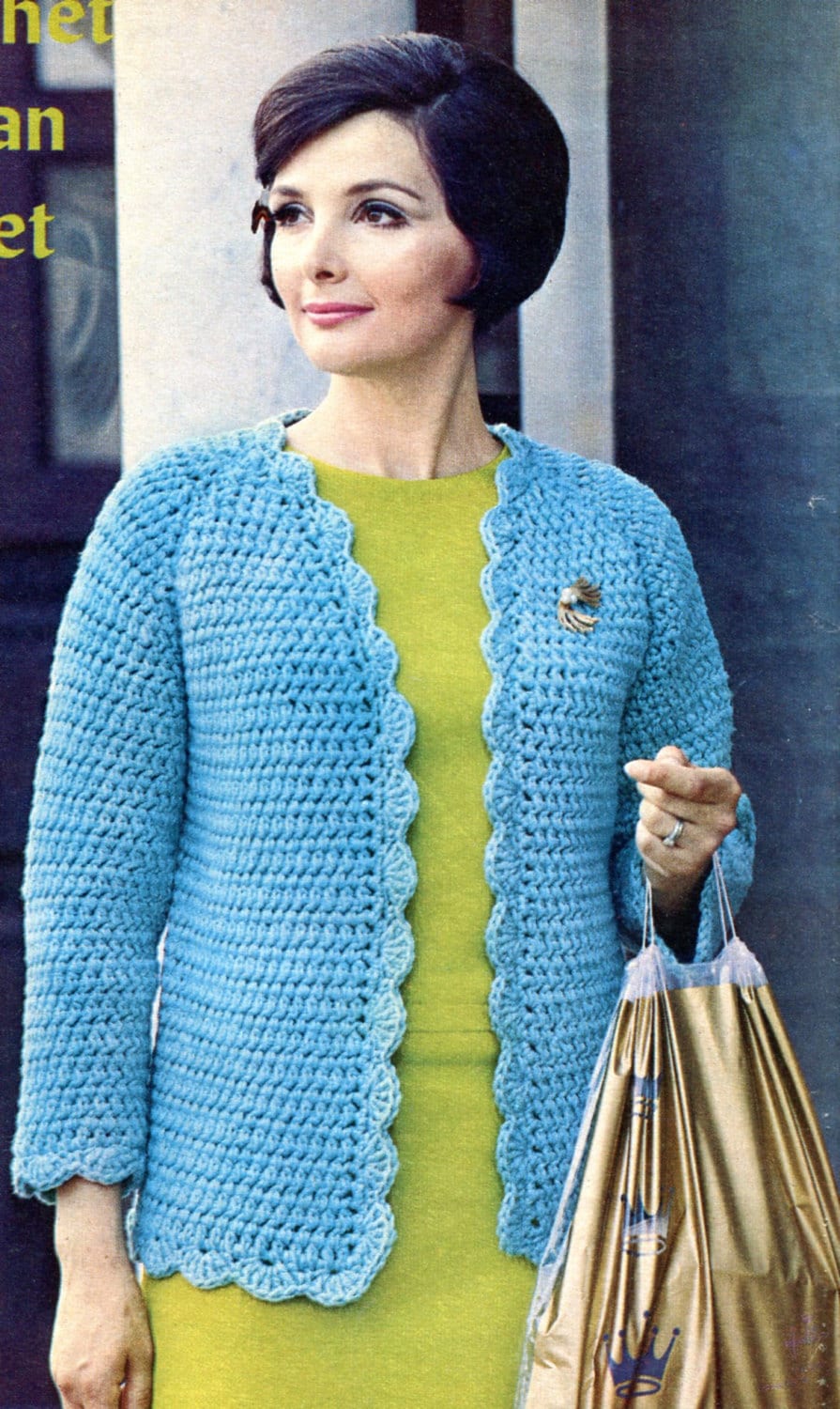 Sizes 34-52 Plus Sizes PDF Instant Download. Ladies Cardigan Crochet Pattern Easy Crochet
