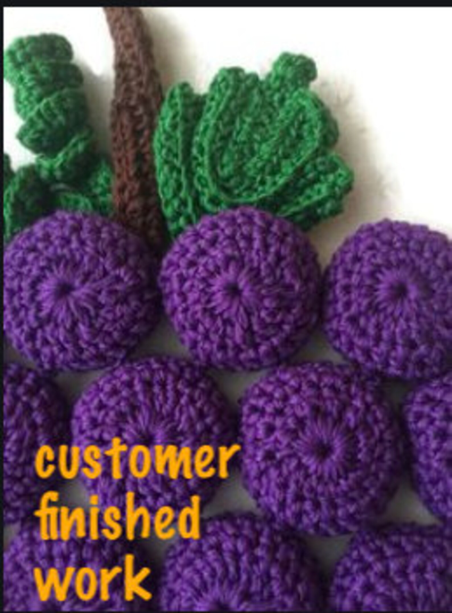 Iconic Grapes Bottle Cap Trivet Crochet Pattern 70s Retro Etsy