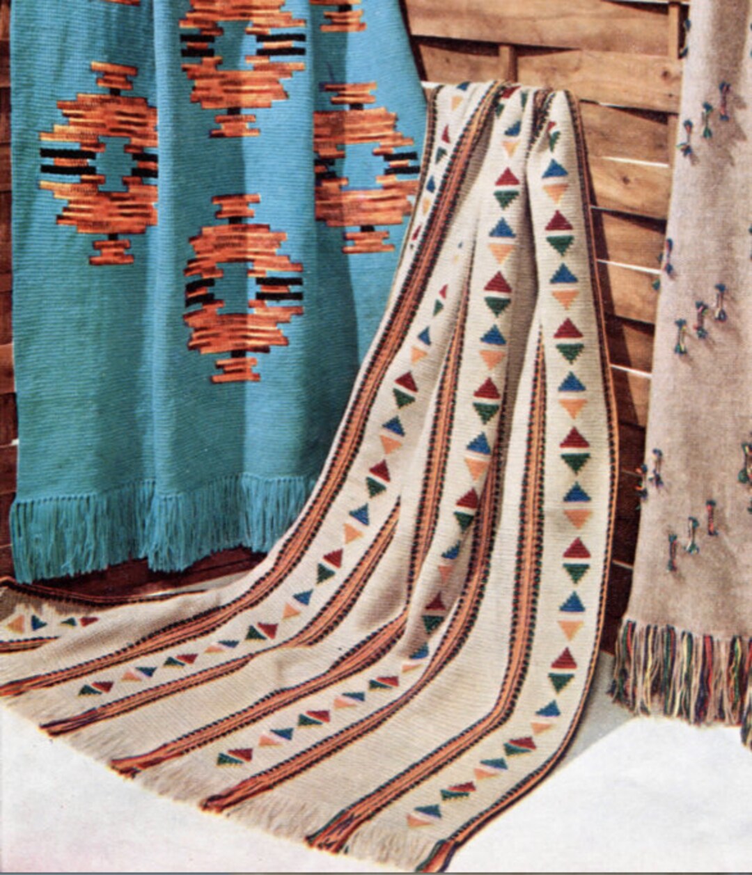 Southwestern Crochet Blanket Pattern Instant Digital Download Pdf