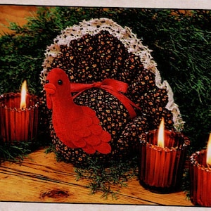 70s Turkey Sewing Pattern | Table Top Decor, Digital Download PDF for Immediate Use!   1/2 Yard Pattern