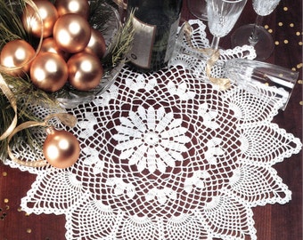 Large Crochet Doily Pattern pdf Instant Digital Download for Immediate Use! Retro Pineapple Doily Pattern