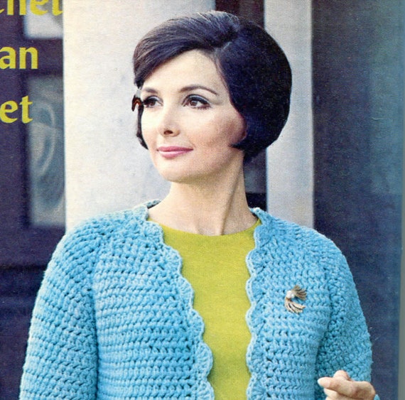 Sizes 34-52 Plus Sizes PDF Instant Download. Ladies Cardigan Crochet Pattern Easy Crochet