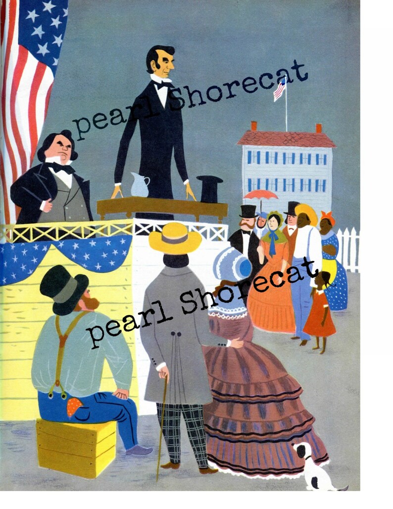 Digital Image Abe Lincoln Famous Campaign Song