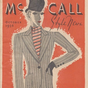 Katalog McCall Style News, ulotka informacyjna, e-book, wykroje krawieckie z lat 30. XX wieku, sukienki i suknie oraz eleganckie peleryny, inspiracje Peaky Blinders!