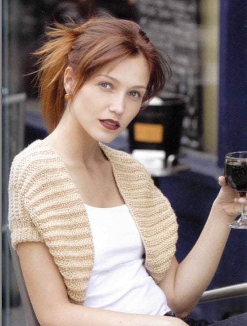 Glamorous Knit Shrug Pattern Vintage 1950's Instant Etsy