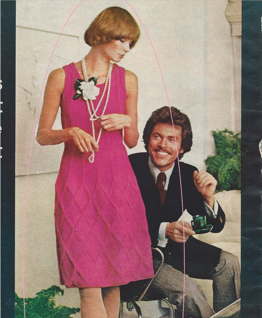 70s Hot Pink Dress - Etsy