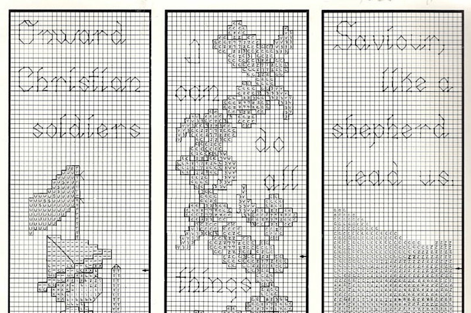 12 Bible Bookmark Cross Stitch Patterns Scripture PDF Instant Etsy