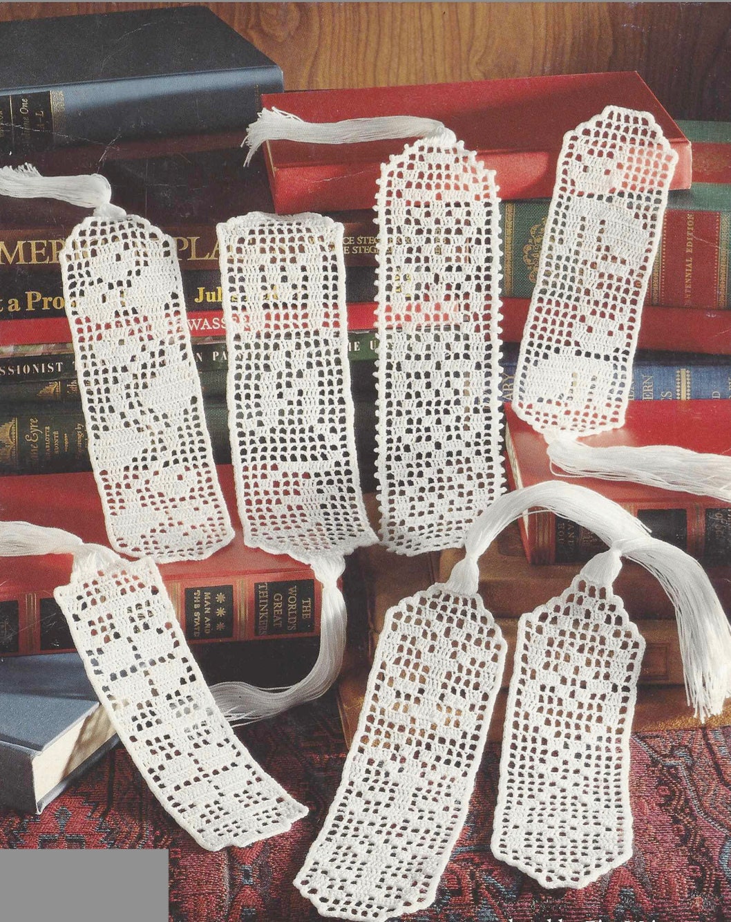 40 Filet Crochet Patterns to Try for Gifts, Decor, and Wearables 30 12 Filet Crochet Bookmark Cross Stitch Patterns