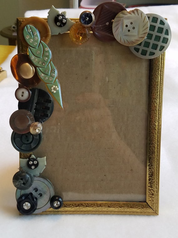 Embellished Vintage Jewelry Art Deco Feel Picture Frame Image 0