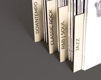 Vinyl Record Dividers | Rectangular Tab ~ à la carte