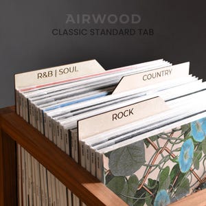 Vinyl Record Dividers | Classic Tab ~ à la carte