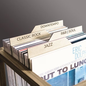 Vinyl Record Dividers | Classic Tab ~ à la carte