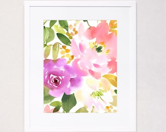 Spring Burst (Watercolor Art Print)