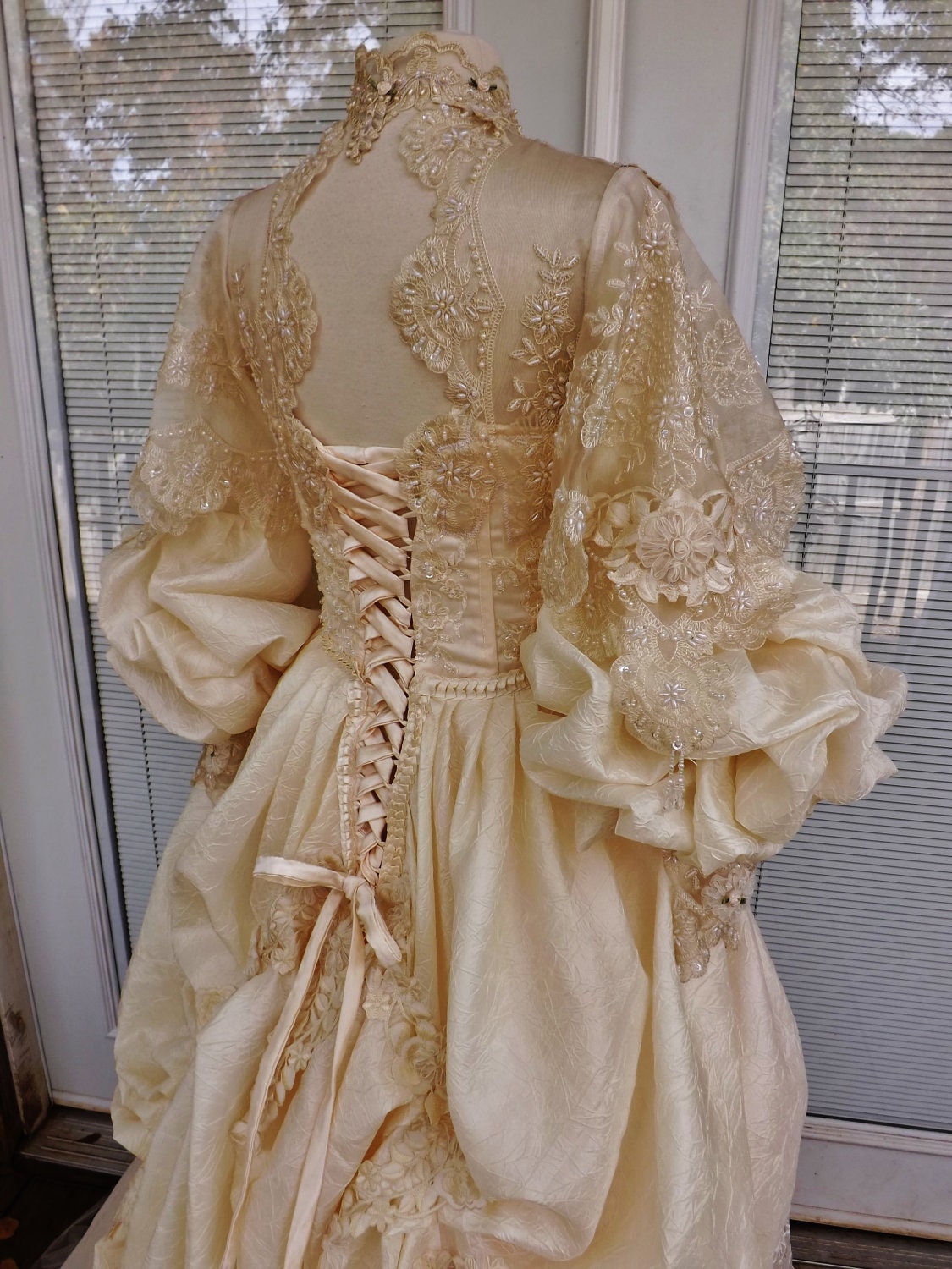 victorian wedding dress costume